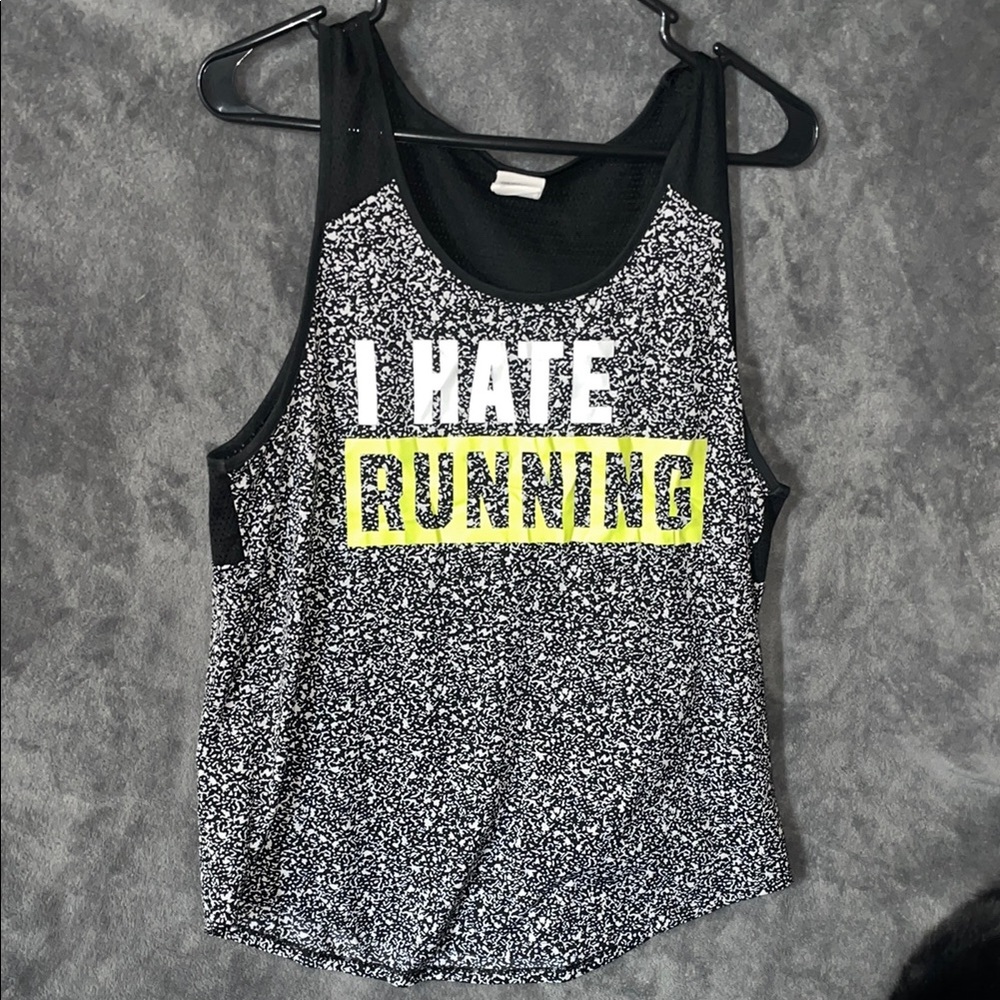 Black and White Graphic Tank Top